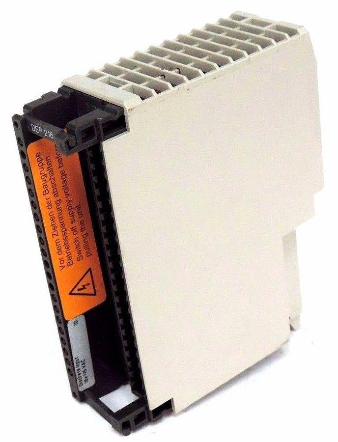 Used AEG MODICON DEP218 AS-BDEP-218 INPUT MODULE W/O WIRING HARNESS