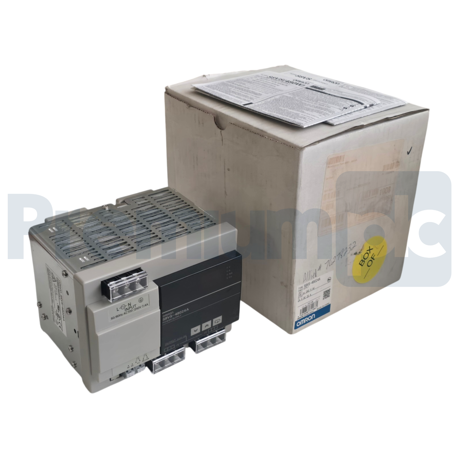 Used Omron S8VS-48024A | S8VS48024A Switch Mode Power Supply 24VDC 20A 480W NSMP