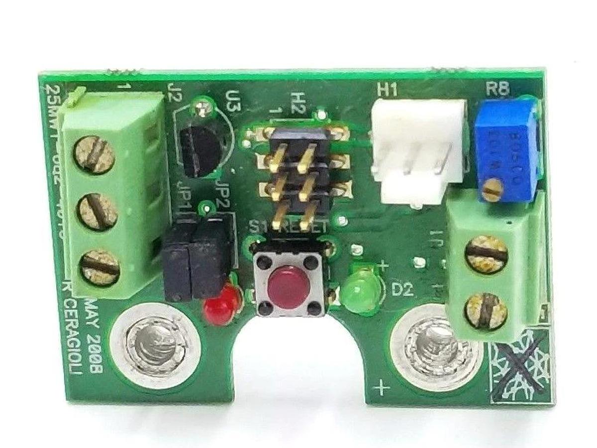 Used CRYDOM 25MW1-682-401C RELAY BOARD ECD CONTROL 25MW1682401C