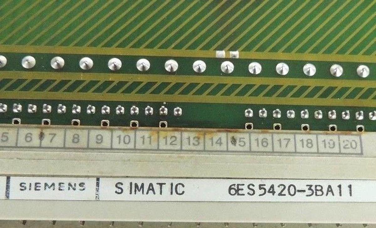 Used SIEMENS C79040-A92-C192-1-87 PC BOARD ASSEMBLY 32WAY, 6ES5420-3BA11