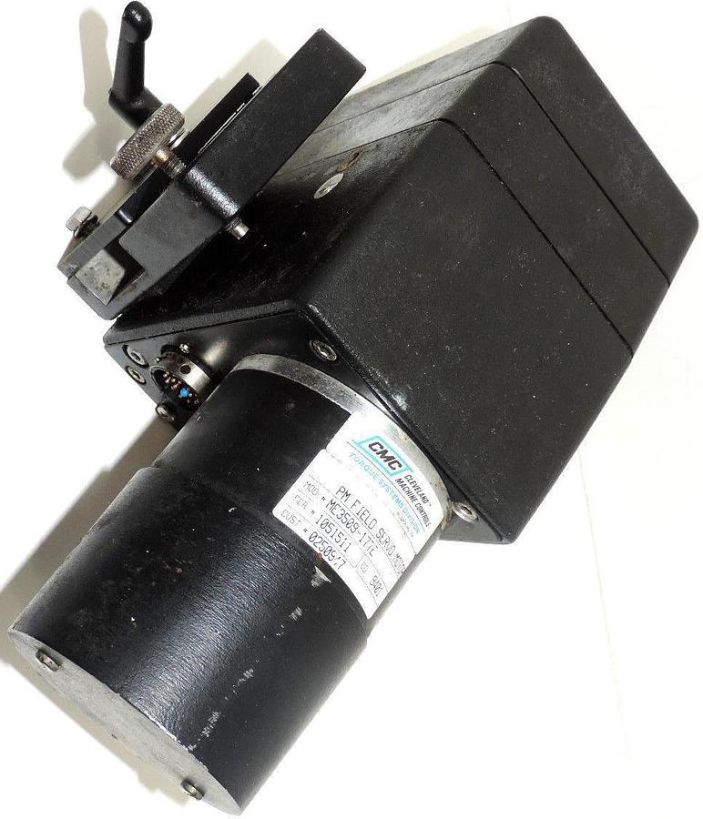 Used MARKEM IMAJE 9840 HD ROTARY PRINTER PRINT HEAD CODER W/ ME3509-177E SERVO MOTOR