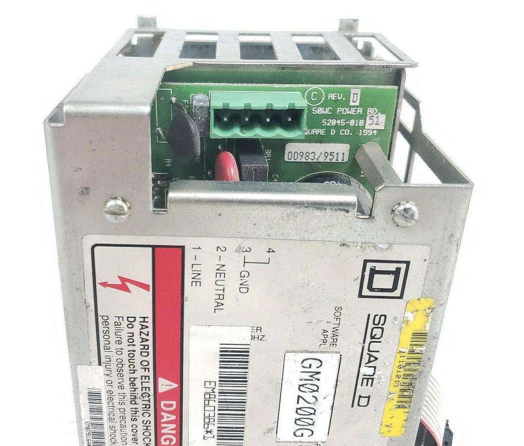 Used SQUARE D 52045-062-50 WELD CONTROL MODULE GM0200G W/ EQ5300 52045-034-50 MEMPACK
