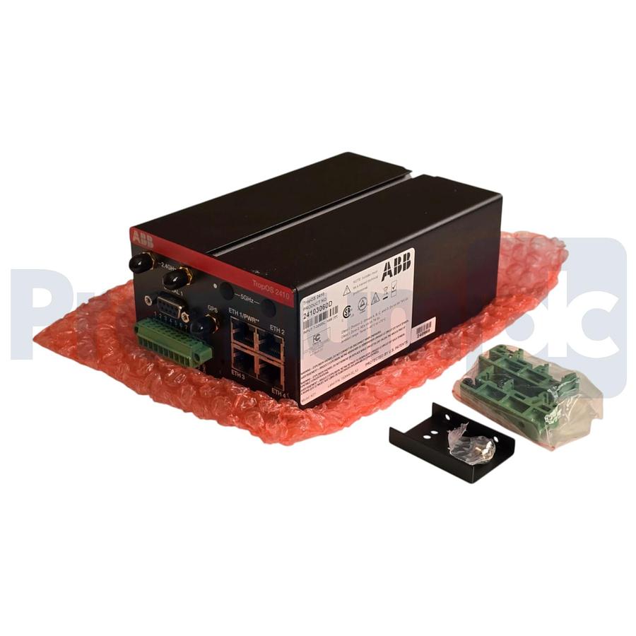 ABB TropOS 2410 Single-radio DIN Rail Broadband Wireless Router 2.4GHz 24103060D