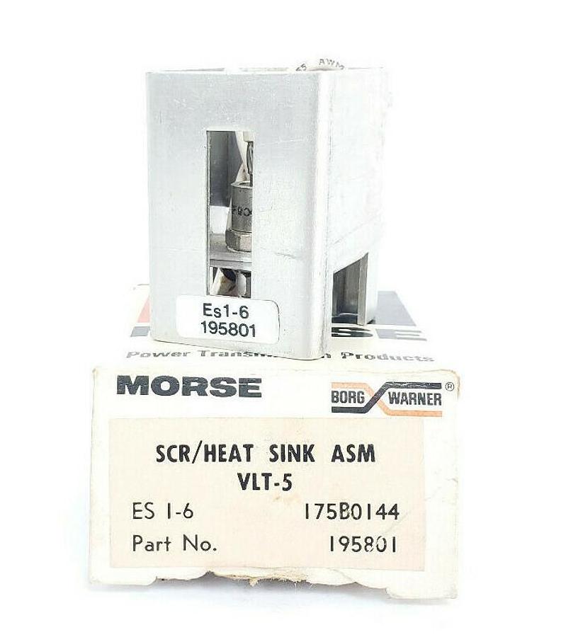 NIB MORSE BORG WARNER 195801 SCR/HEAT SINK ASM VLT-5 ES I-6 175B0144