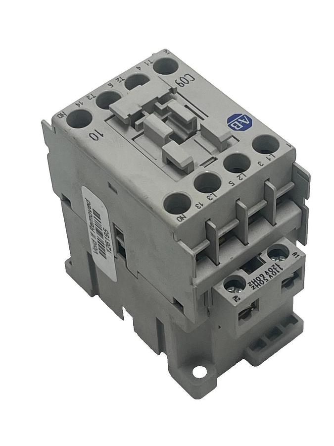 ALLEN BRADLEY 100-C09*10 SER A IEC CONTACTOR 3-POLE 9A, 110/120V 100-C09D10 NSNP 662072608203