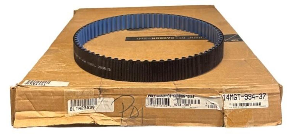 Used GATES 14MGT-994-37 / 9274-5071 POLY CHAIN GT CARBON BELT 37mm W 71-TEETH NSMP