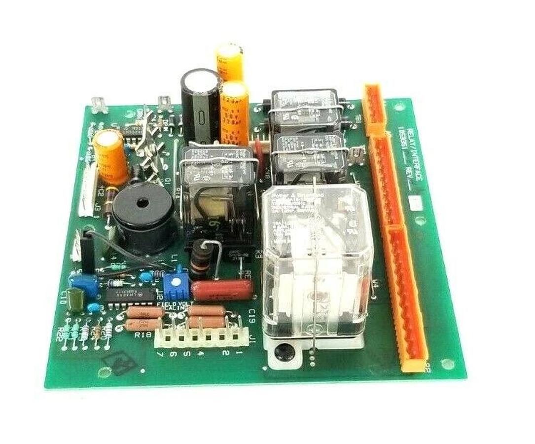 Used BOSTON / FINCOR 105335101-E RELAY / INTERFACE BOARD REV: H 105335101