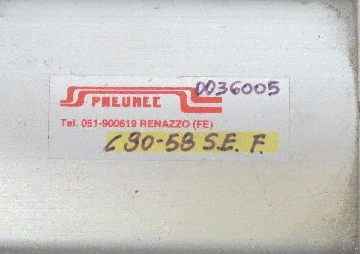 Used PNEUMEC C80-58 S.E.F. CYLINDER 0036005