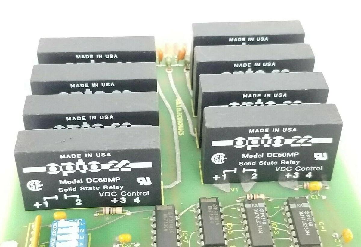 Used GIDDINGS & LEWIS ELECTRONICS 502-03381-01 DC OUTPUT BOARD 501-03437-02 W/ DC60MP