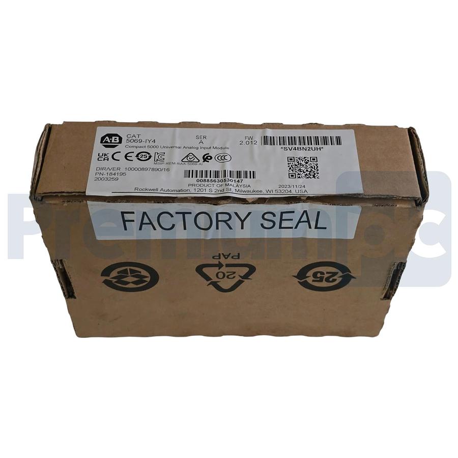 Used Allen-Bradley 5069-IY4 /A CompactLogix 5000 I/O Analog Input Module 4CH NSMP