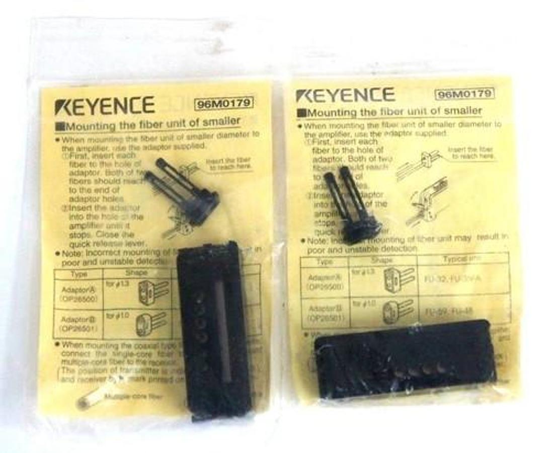 LOT OF 2 NEW KEYENCE 96M0179 FIBER OPTIC SPLICER MOUNTING KIT