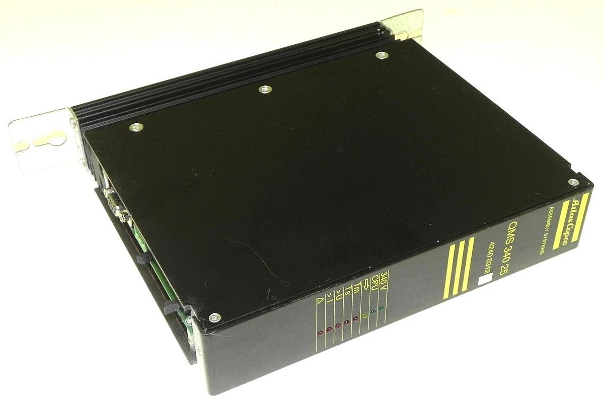 Used ATLAS COPCO 4240031280 SERVO CONTROLLER QMS34025, QMS 340 25 340VDC 25A