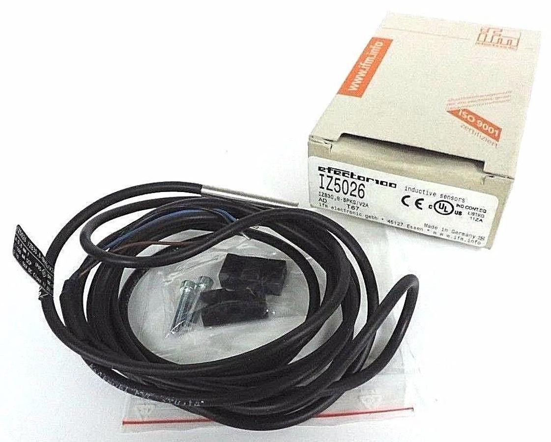 Used NIB EFECTOR 100, IFM IZ5026 PROXIMITY SENSOR IZB30, 8-BPKG/V2A S: 0.8MM