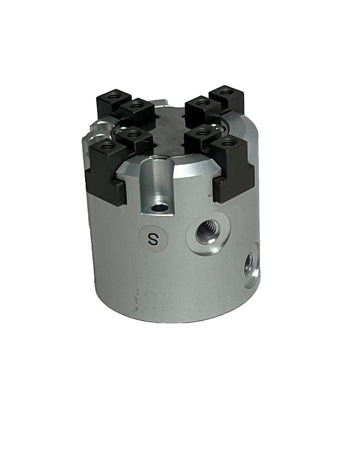 New SMC MHS4-20D Rotary Air Chuck 4-Finger Parallel Gripper Cylinder 20mm Bore