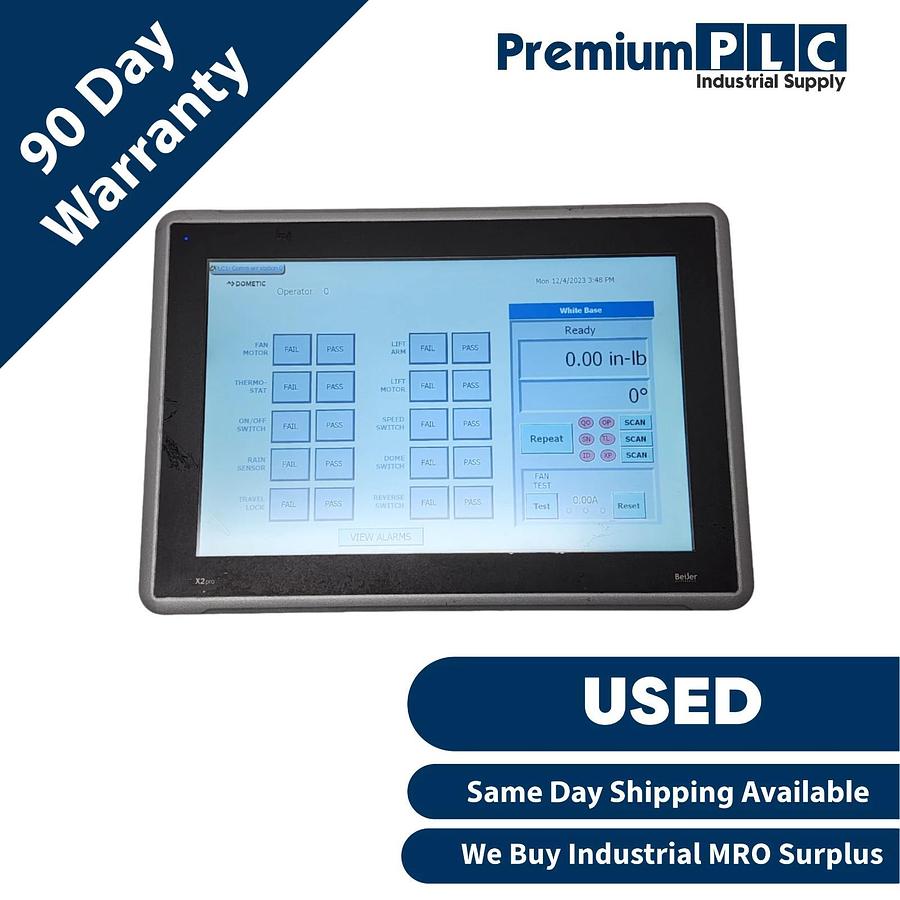 Refurbished BEIJER ELECTRONICS 640000305 X2 PRO 15-B2 MACHINE INTERFACE OPERATOR HMI PANEL