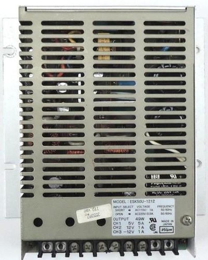 Used VOLGEN ESK50U-1212 POWER SUPPLY 115VAC 1AMP 49WATT