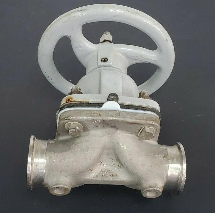 Used ITT GRINNELL 1-1/2"-2" GATE VALVE 303-202 303-2027 W/ 1820 1-1/2" DIAPHRAGM B22