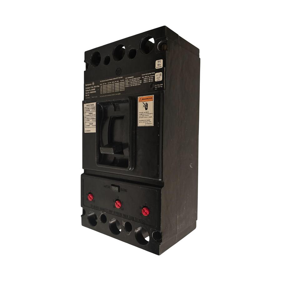 Used EATON WESTINGHOUSE LB3400F CIRCUIT BREAKER 3P 400A 5680D03G08 w/ 300A TRIP NSNP