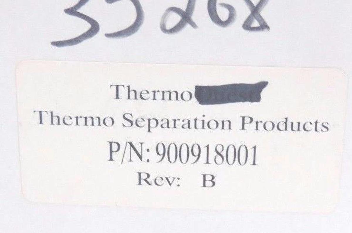 Used NIB THERMO SEPERATION PRODUCTS 900918001 DEUTERIUM LAMP REV B
