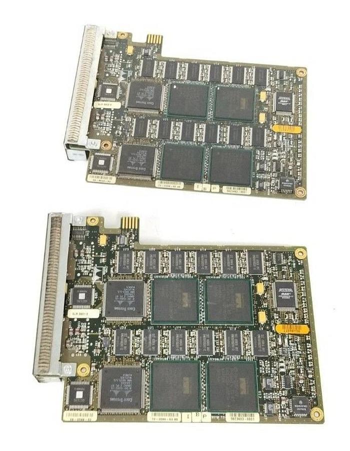 Used LOT OF 2 CISCO SYSTEMS WS-U5536-GELX ETHERNET MODULES 68-0548-02 , 73-3286-03