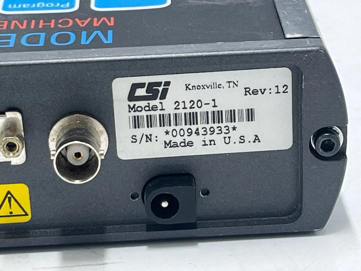 Used CSI 2120-1 Machinery Health Analyzer Rev: 12 FOR PARTS ONLY Drilled Salvage Unit