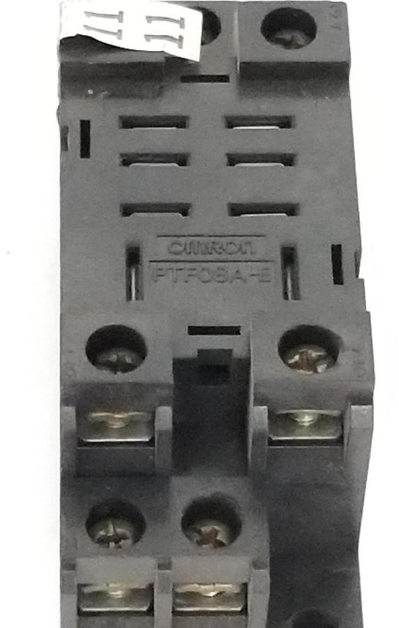 Used LOT OF 2 OMRON PTF08A-E SOCKET RELAY BASES PTF08AE