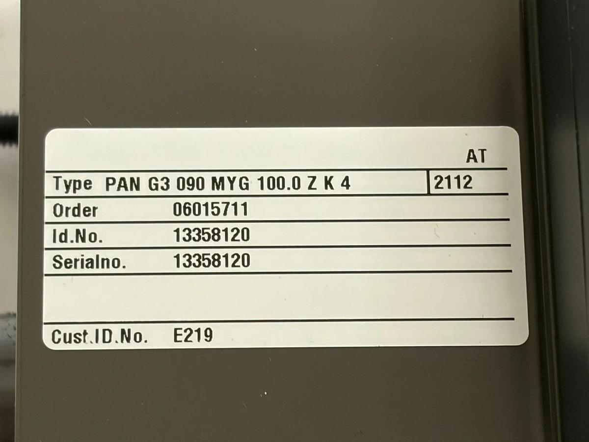 Panasonic M9MZ90GK4YGA Induction Motor with MZ9G15B Gear Head 90W 3 Phase