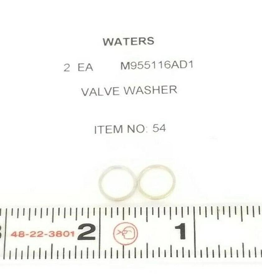 Used LOT OF 2 NEW WATERS M955116AD1 VALVE WASHERS