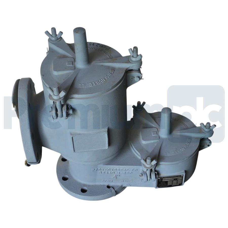 Protectoseal F18544D4 Pipe-Away Pressure/Vacuum Relief Vent SS316 Size 4"x4" FLG
