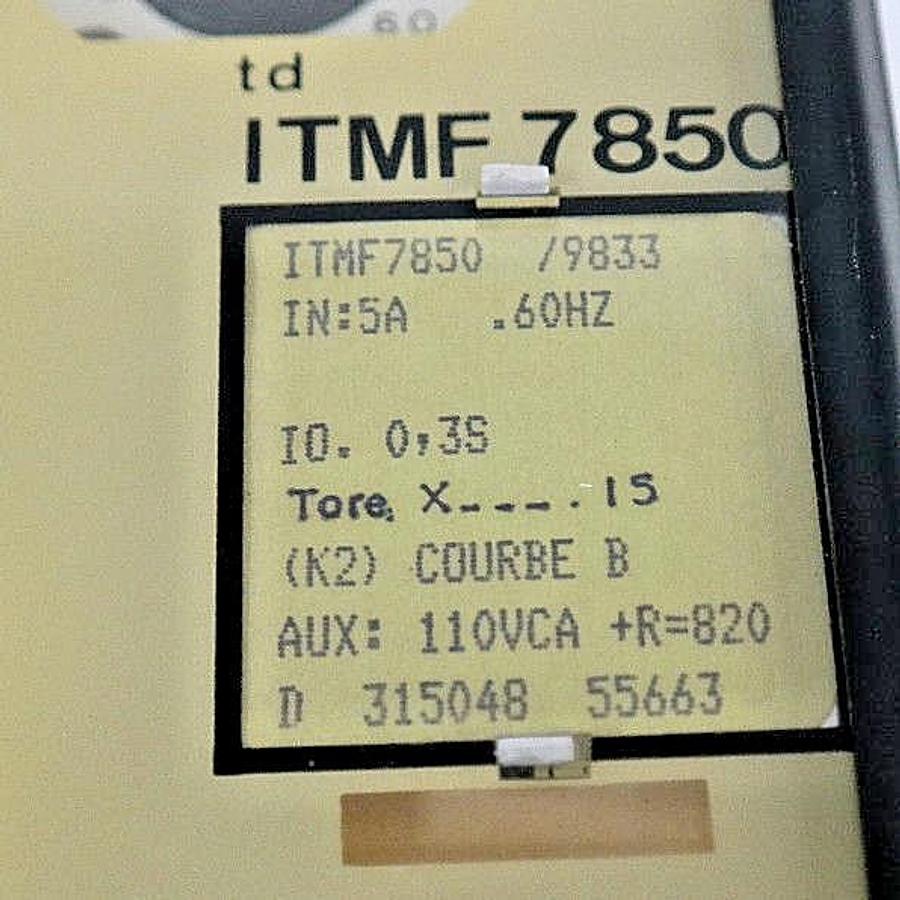 Used NEW CEE ITMF7850 MOTOR PROTECTION RELAY ITMF7850/9833 REPLACED BY IMM7990