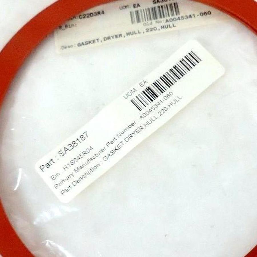 Used LOT OF 2 NEW GENERIC SA38187 GASKET, DRYER, HULL, 220, HULL, A0045341-060