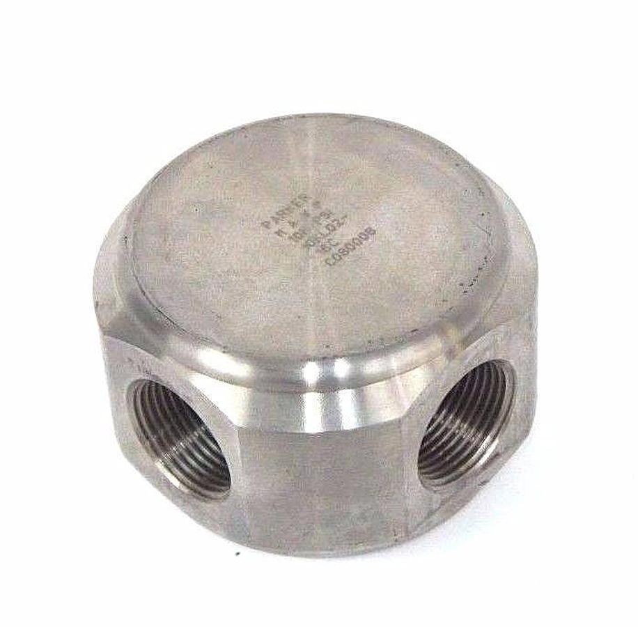 Used NEW PARKER 10KL02-16C ELBOW 1" NPT MAWP 10L PSI, C080008, 10KL0216C