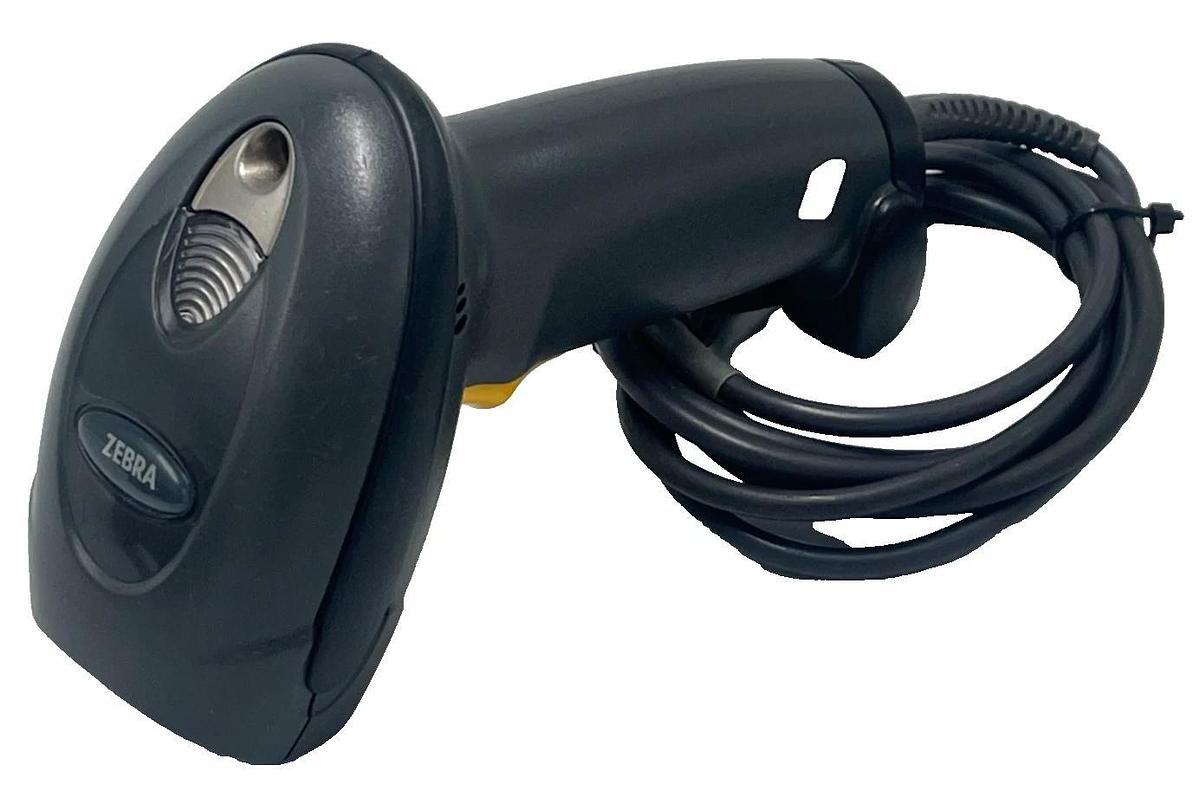 (2) ZEBRA DS4208-SR0007WR Corded 2D Barcode Scanners W/ USB Cables, NSNP
