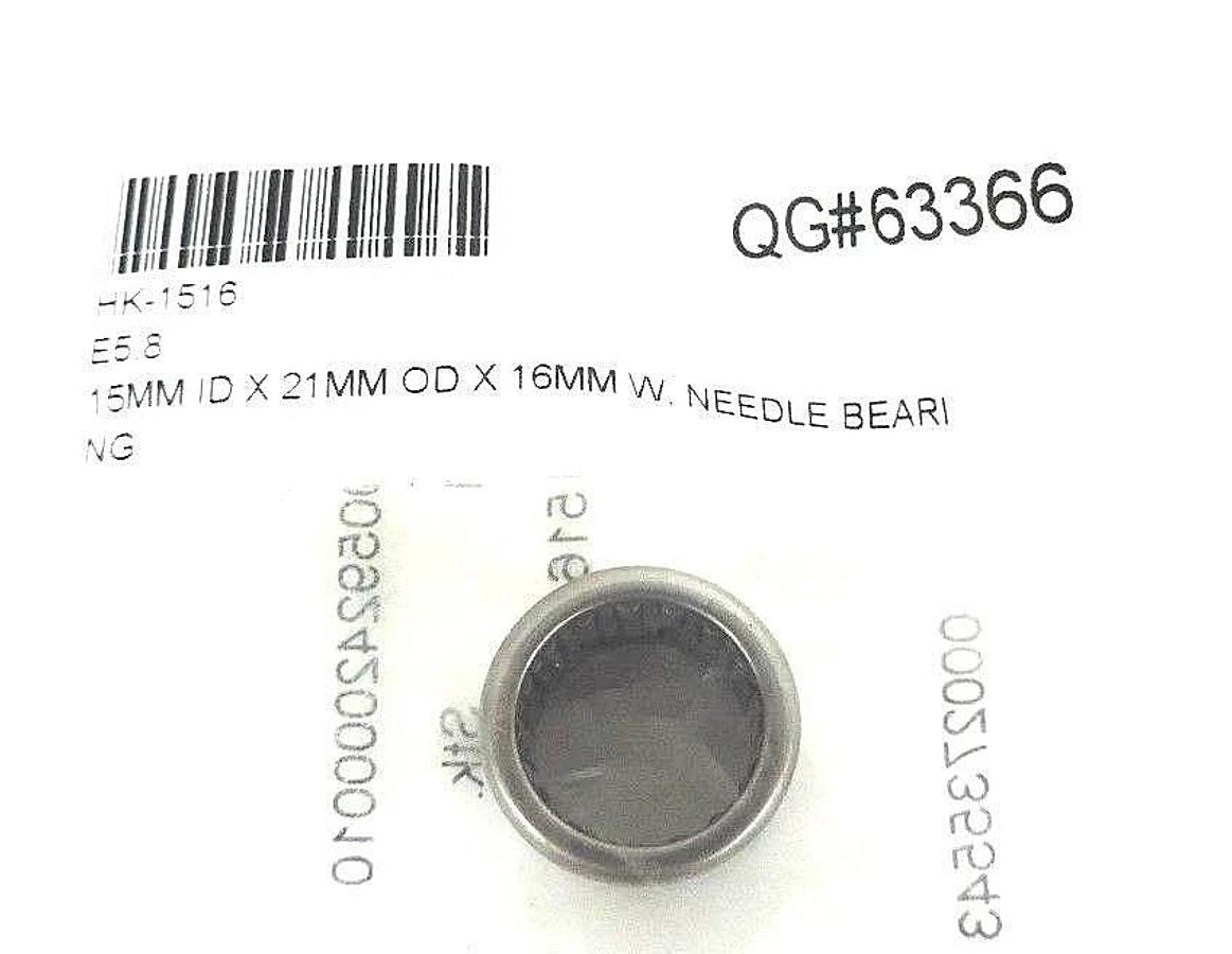 Used NEW INA HK1516-B BEARING NEEDLE ROLLER DRAWN CUP 15X21X16MM, HK1516B