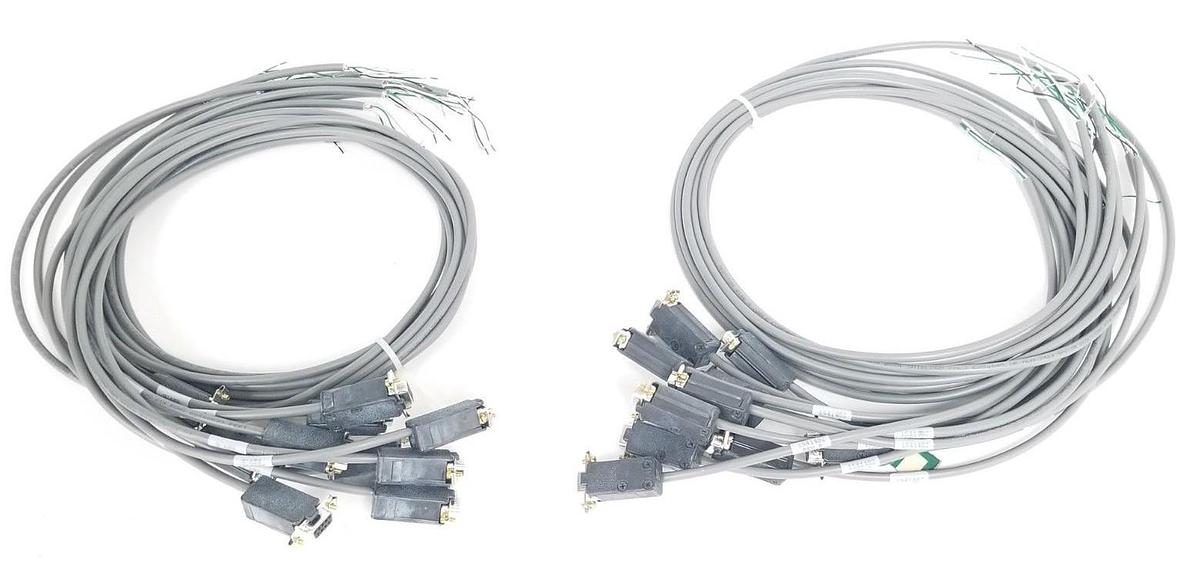Used LOT OF 20 NEW WEATHERFORD 1541482 REV. B DB9 FEMALE TO RS-232 CABLE ASSEMBLIES