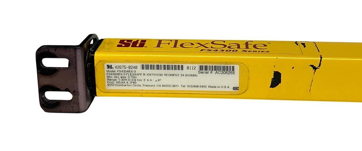 Used STI 42675-0240 / FS4324BX-3 FlexSafe-B FS4300 Series LIGHT TRANSMITTER 24'' USNP