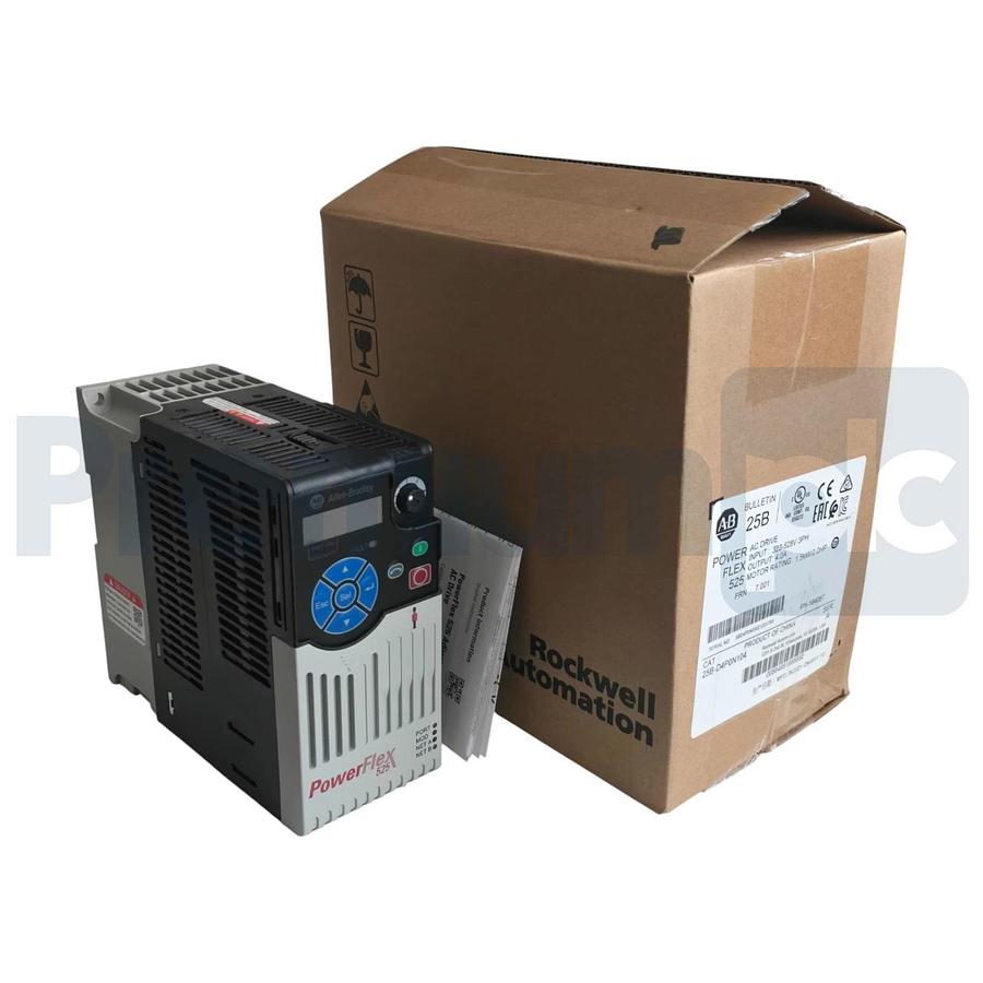 Allen Bradley 25B-D4P0N104 /A PowerFlex 525 AC Drive ENet/IP 2HP FRN. 7.001 NSMP 884951885882