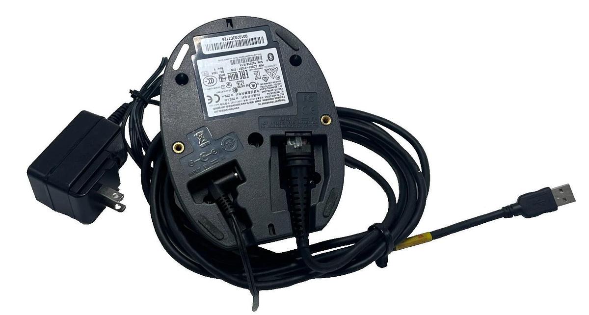 Used HONEYWELL Xenon 1902GSR-2 Wireless 2D Barcode Scanner Kit w/ Cradle, USB Cable,