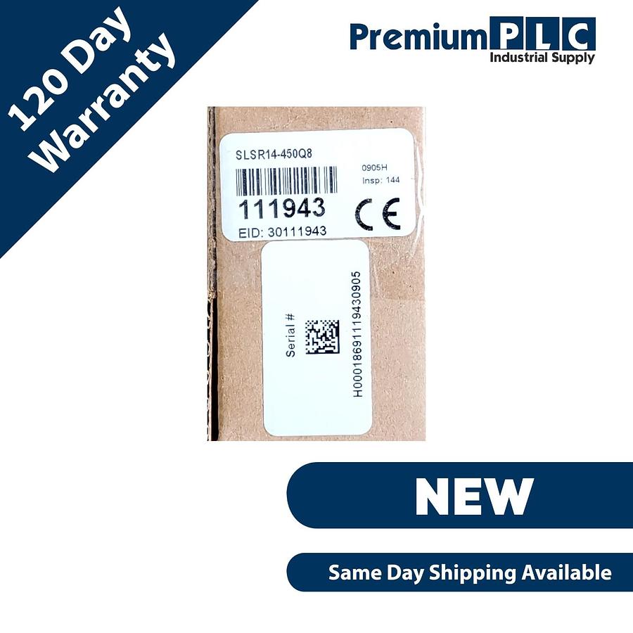 NEW BANNER SLSR14-450Q8 / SLSR14450Q8 EZ-SCREEN LIGHT CURTAIN RECEIVER 111943