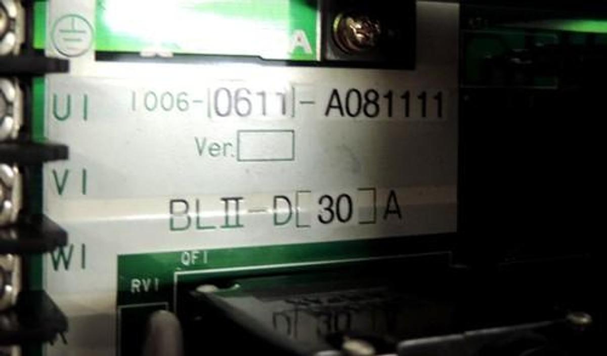 Used OKUMA BLII-D30A SERVO DRIVE W/O TOP BOARD BLIID30A