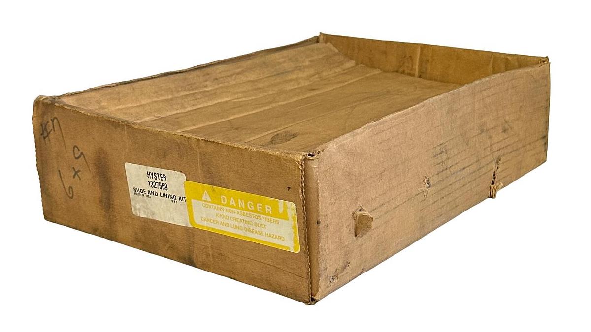 Used NEW HYSTER 1327569 / HY1327569 OEM SHOE AND LINING KIT FOR FORKLIFT