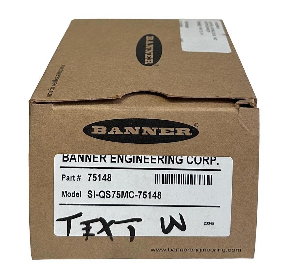 BANNER SI-QS75MC-75148 / 75148 KEYED SAFETY INTERLOCK SWITCH IN-LINE NSMP