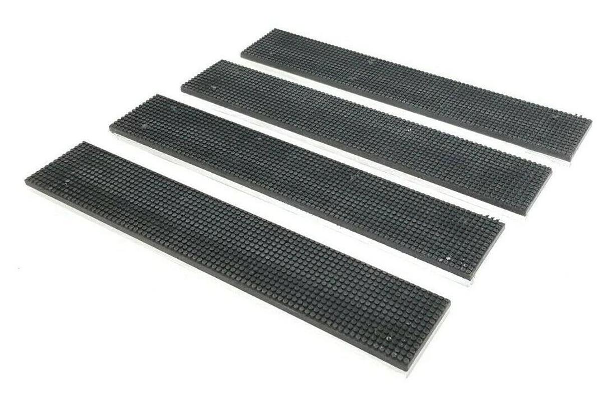 Refurbished LOT OF 4 REIS ROBOTICS USA 5124438 RUBBER CHEEKS 7-7/8'' IN. L 1-3/8'' IN. W 1/4
