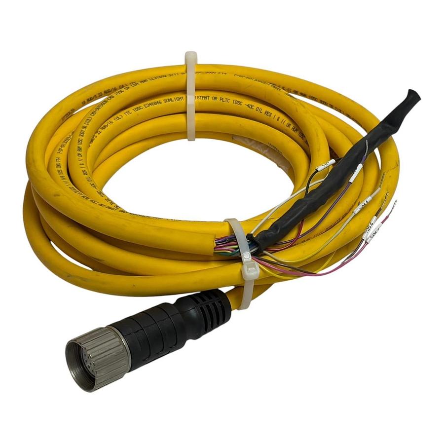 Turck MultiFast U4701-03 19-Pin Female M23 Servo Control Cable ITC E346846 New