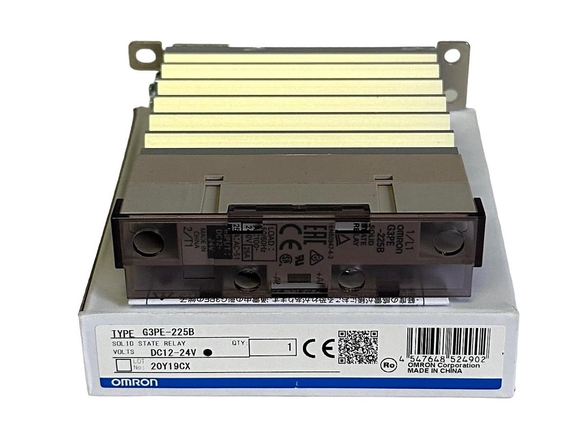 Used NEW OMRON G3PE-225B / G3PE225B SOLID STATE RELAY 12-24Vdc 1-PHASE