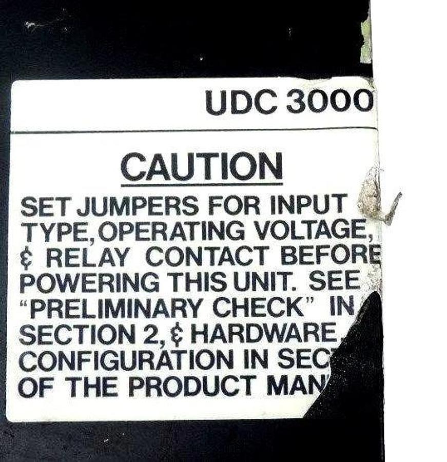 Used HONEYWELL DC3003-0-12A-2-00-0111 TEMPERATURE CONTROLLER UDC-3000 DC3003