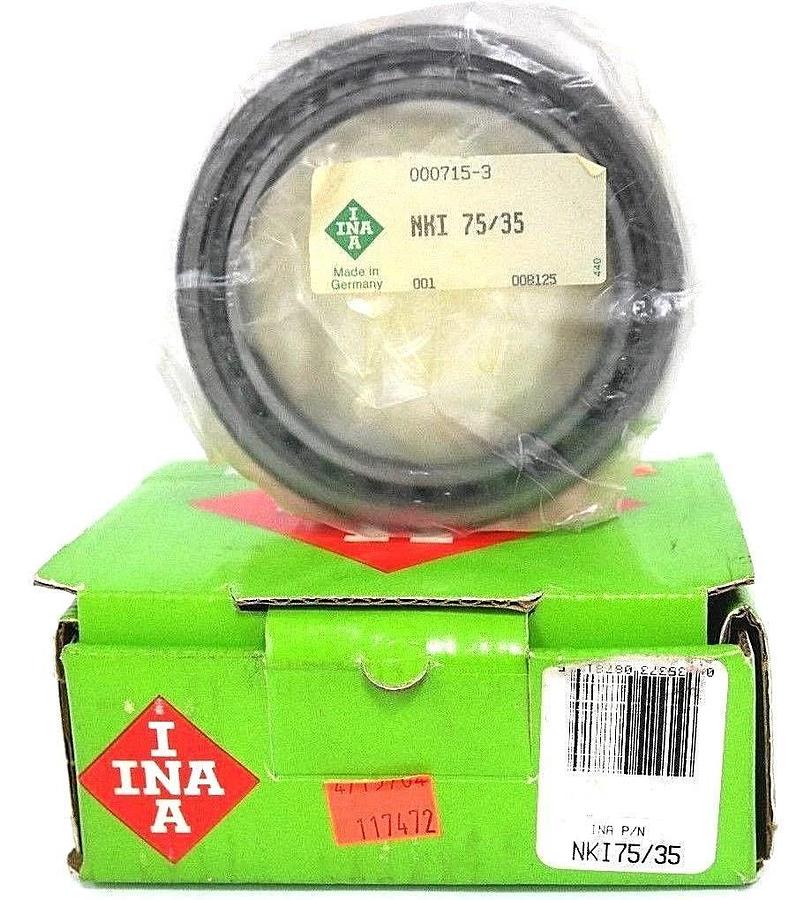 Used NIB INA NKI75/35 NEEDLE BEARING 75X105X35MM