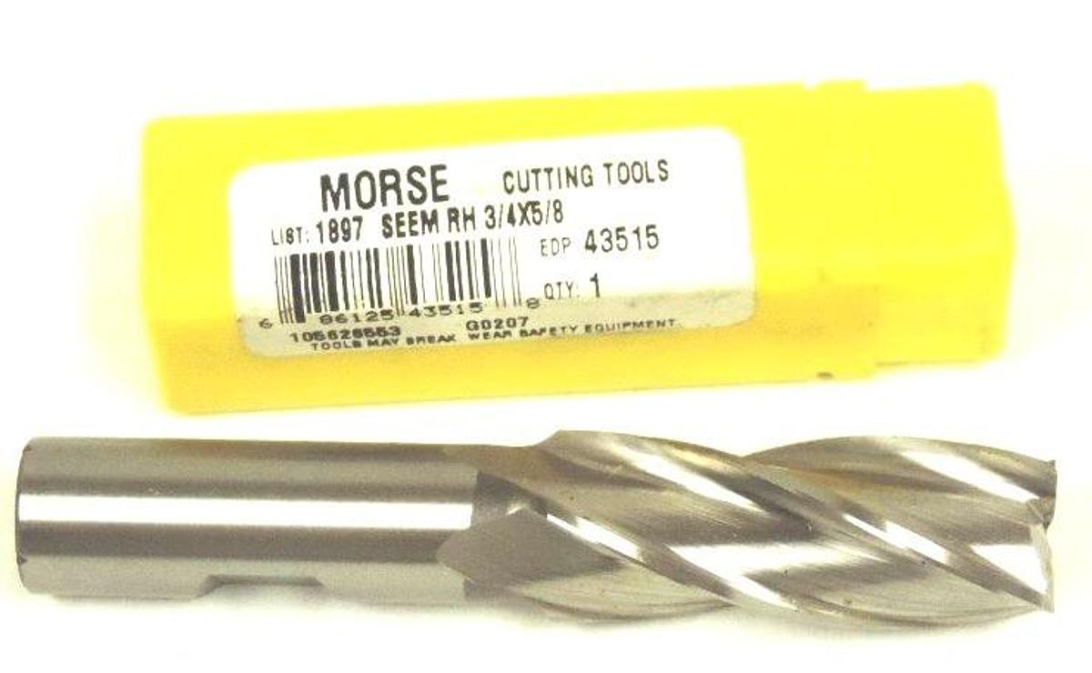 Used NEW MORSE LIST: 1897 SEEM RH 3/4X5/8 EDP: 43515, 3/4'' HS LEAD 4.734