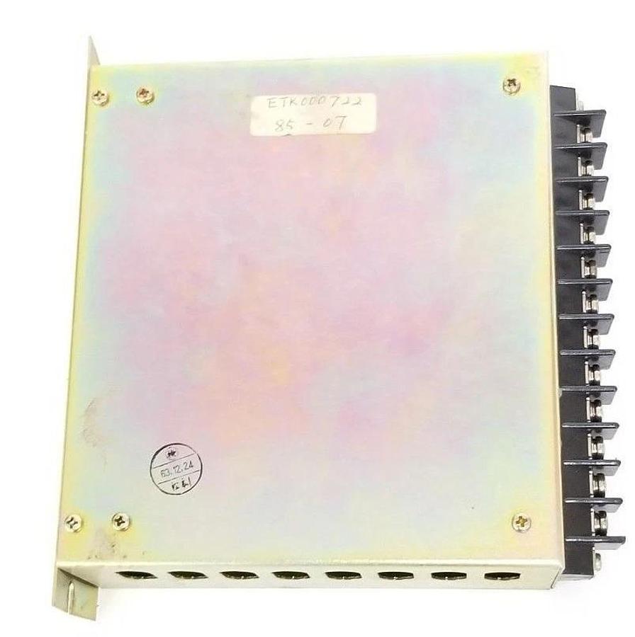 Used YASKAWA ELECTRIC ETK-000722 BRUSH POWER SUPPLY ETK000722