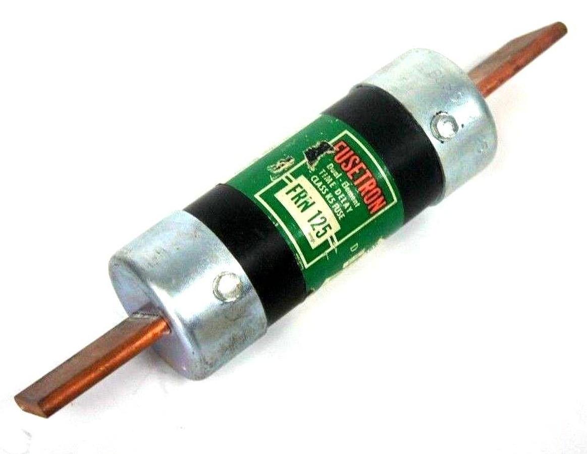 Used FUSETRON FRN-125 DUAL ELEMENT TIME DELAY CLASS K5 FUSE FRN125